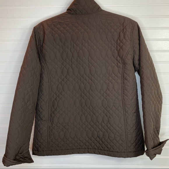 Destinations American Identity Women’s Fluor Full Zip Jacket Brown Sz Medium - Picture 10 of 13